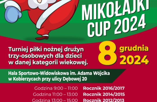 Mikołajki CUP – Turniej piłki nożnej dla dzieci